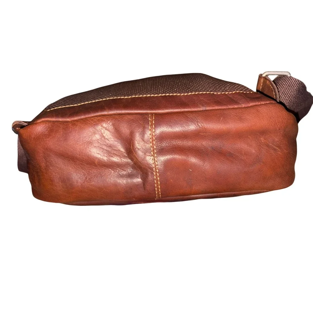 Jack Georges Voyager Compact Convertible Backpack Crossbody Brown‎